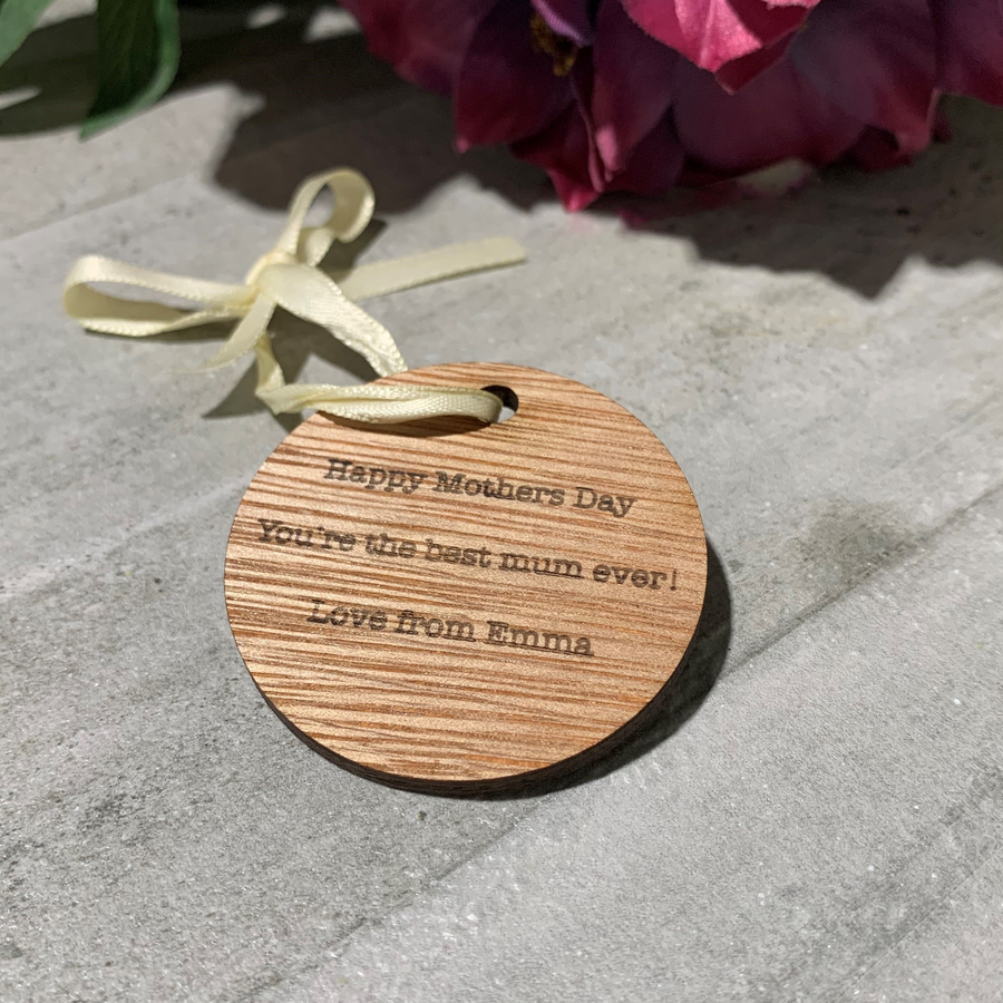 Wooden Gift Tag <p>Free with a purchase of any accessory, just add to your basket!